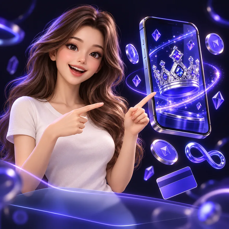Smartphone with crown — Slots Gallery