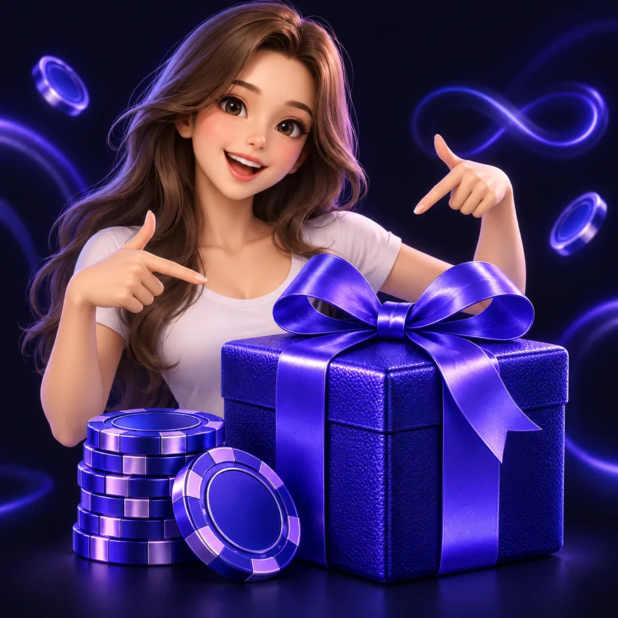 Gift box and chips — Slots Gallery