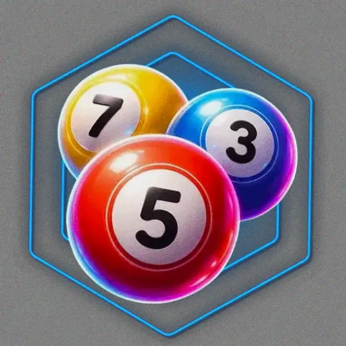 Numbered bingo balls