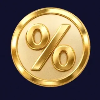 Gold percent coin — Slots Gallery