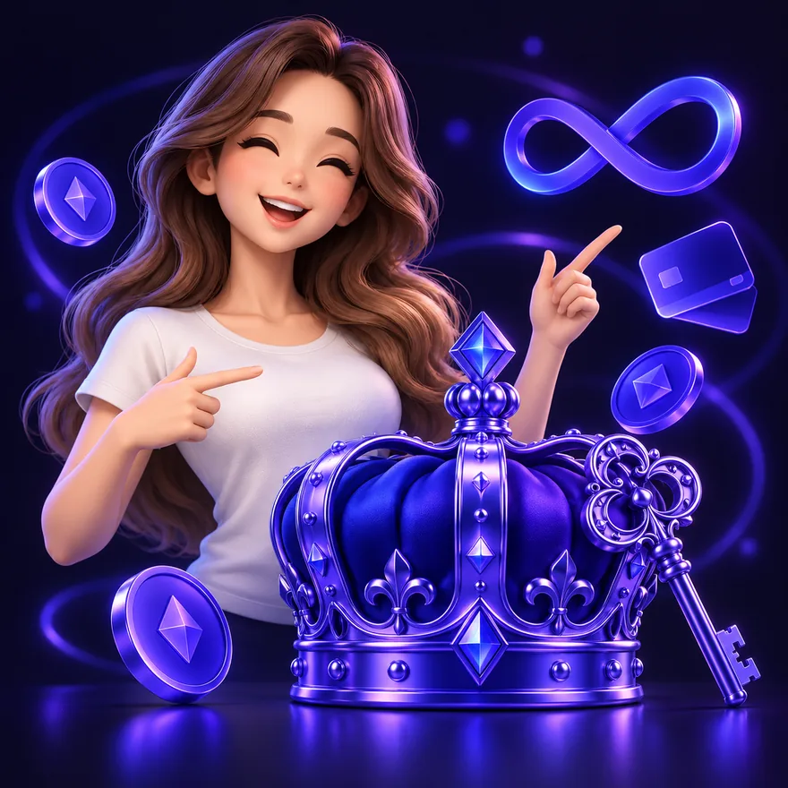 Royal crown and key — Slots Gallery