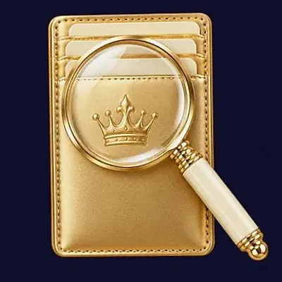 Wallet and magnifier — Slots Gallery