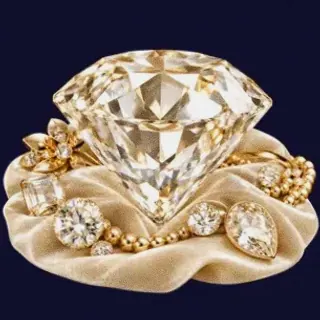 Faceted diamond gemstone — Slots Gallery