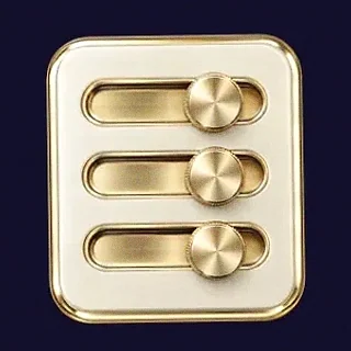 Three-knob control panel — Slots Gallery